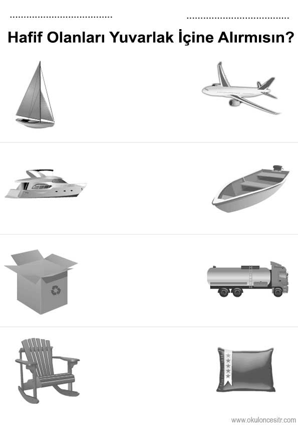 Ağır Hafif Çalışma Sayfası