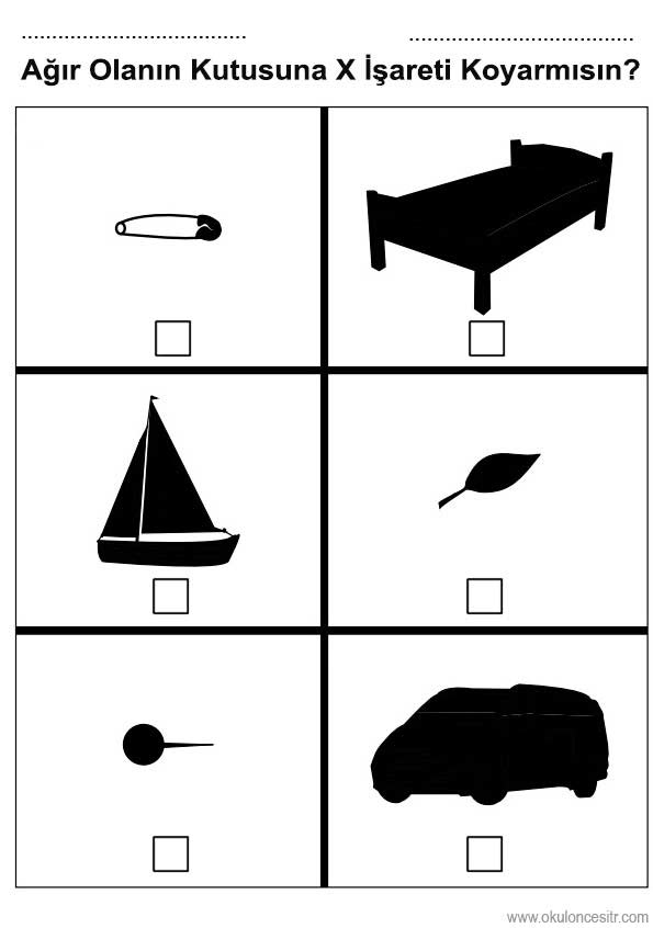 Ağır Hafif Çalışma Sayfası