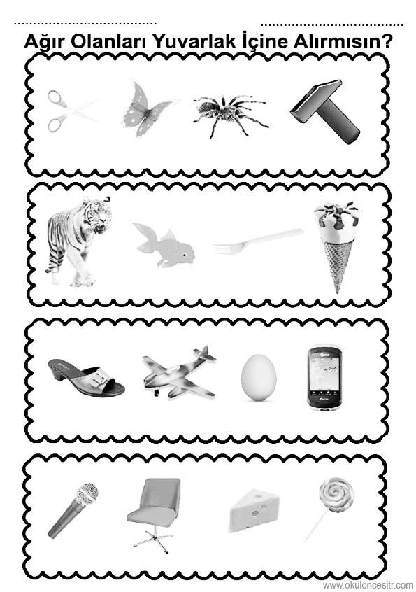 Ağır Hafif Çalışma Sayfası