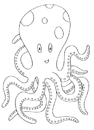 Ahtapot Boyama Sayfası