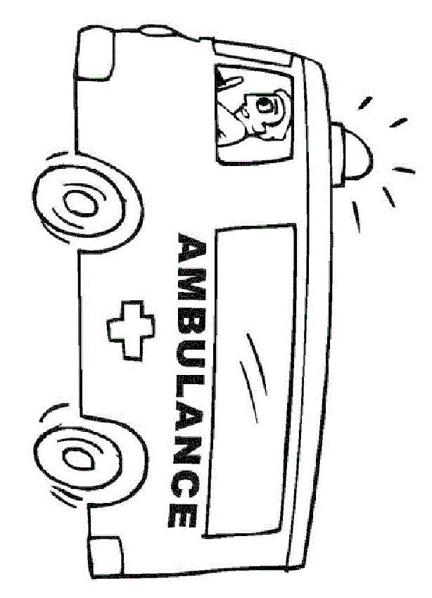 Ambulans Boyama Sayfası