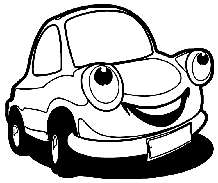 Araba Boyama Sayfası