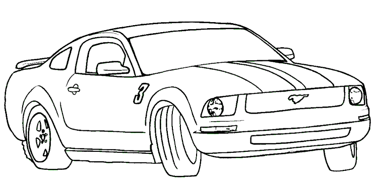 Araba Boyama Sayfası