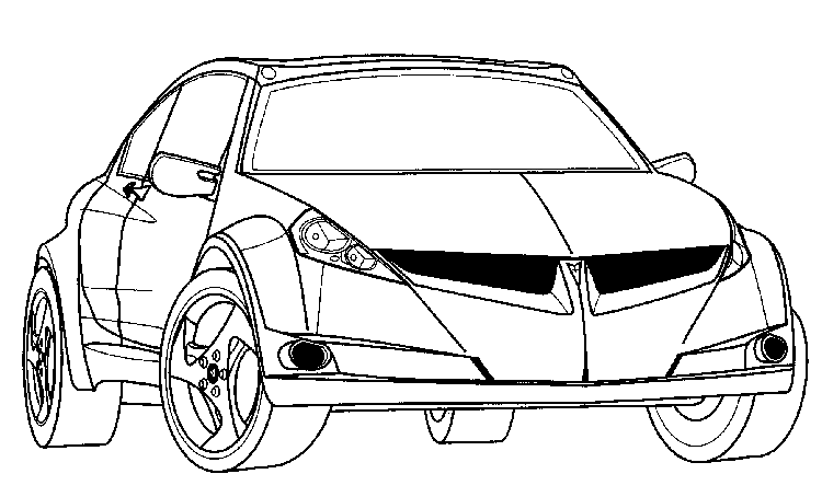 Araba Boyama Sayfası