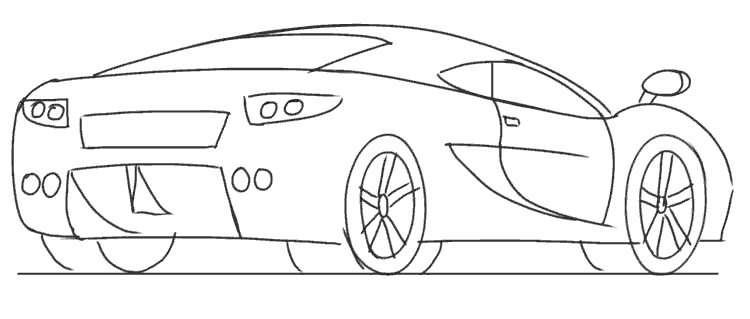 Araba Boyama Sayfası