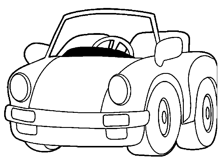 Araba Boyama Sayfası