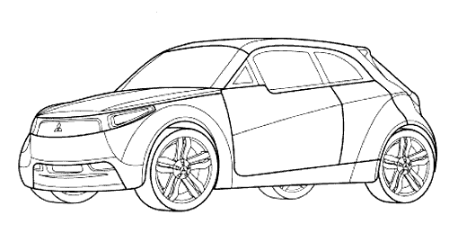 Araba Boyama Sayfası