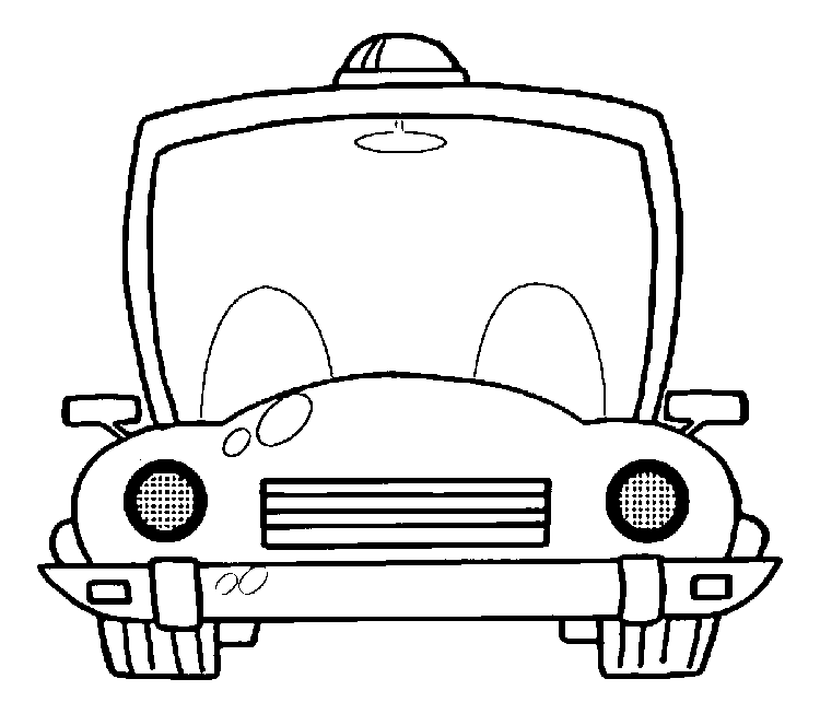 Araba Boyama Sayfası