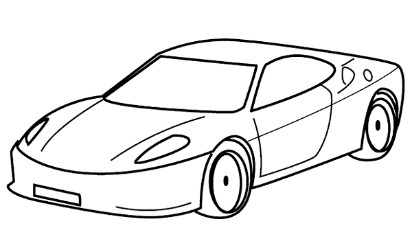 Araba Boyama Sayfası