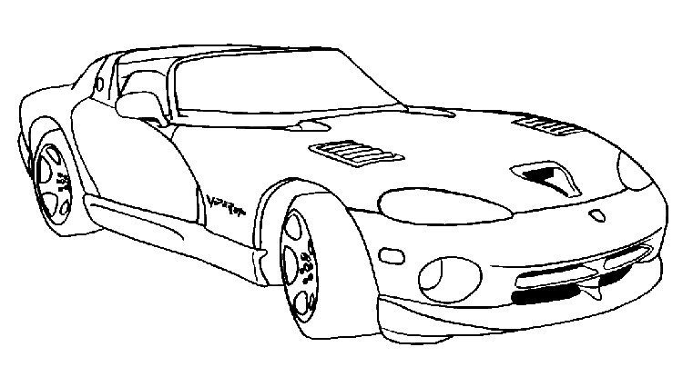 Araba Boyama Sayfası