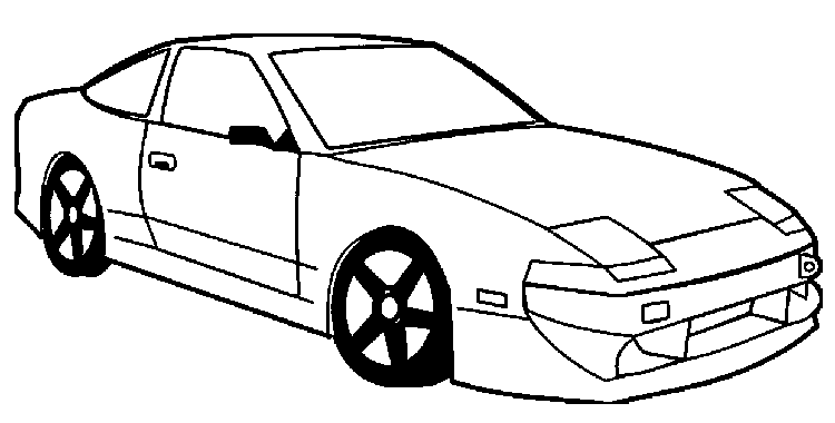 Araba Boyama Sayfası