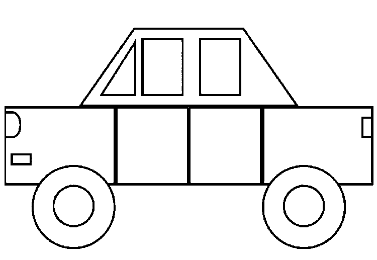 Araba Boyama Sayfası