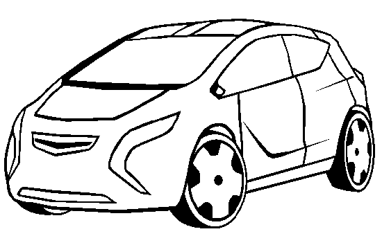 Araba Boyama Sayfası