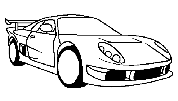 Araba Boyama Sayfası