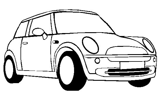 Araba Boyama Sayfası