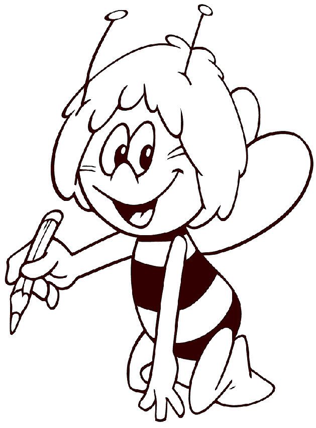 Arı Boyama Sayfası