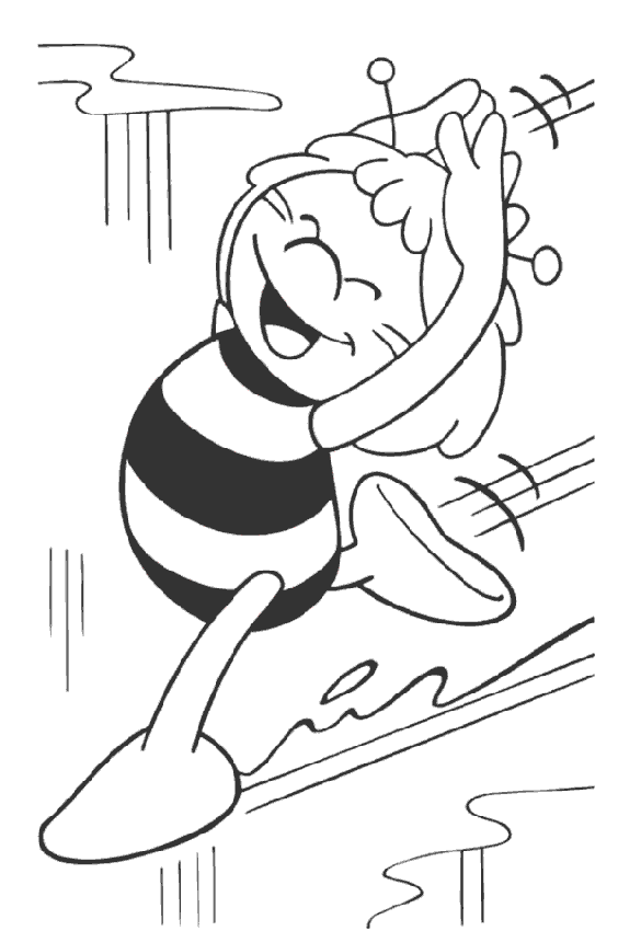 Arı Boyama Sayfası