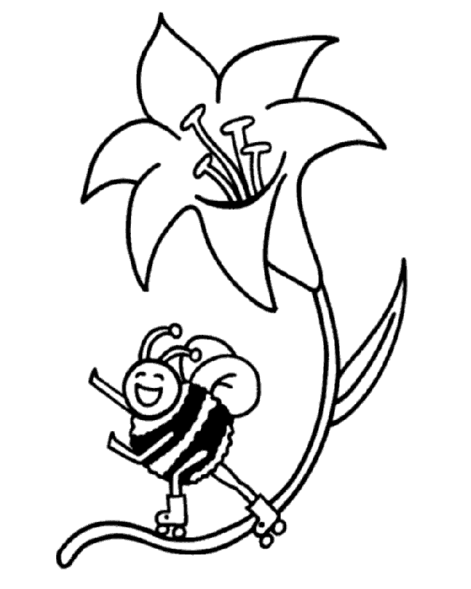 Arı Boyama Sayfası