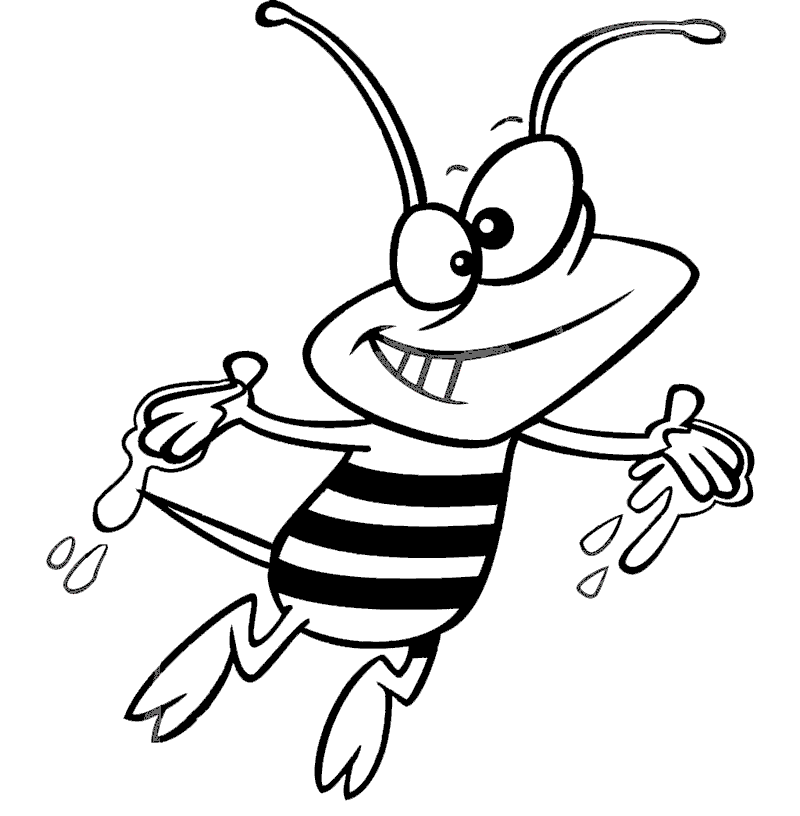 Arı Boyama Sayfası