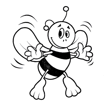 Arı Boyama Sayfası