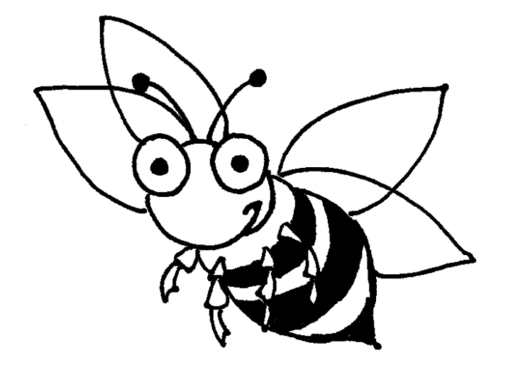 Arı Boyama Sayfası