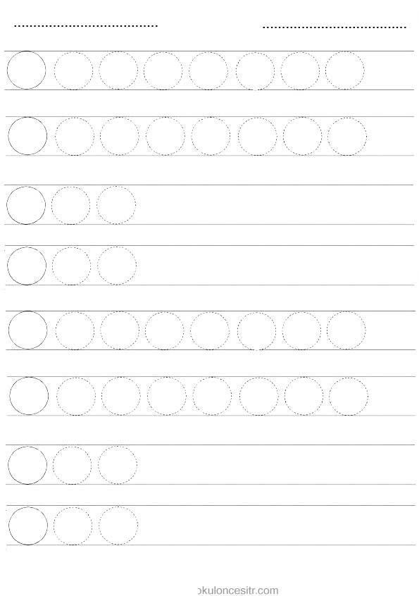 Daire Kavramı Çalışma Sayfası