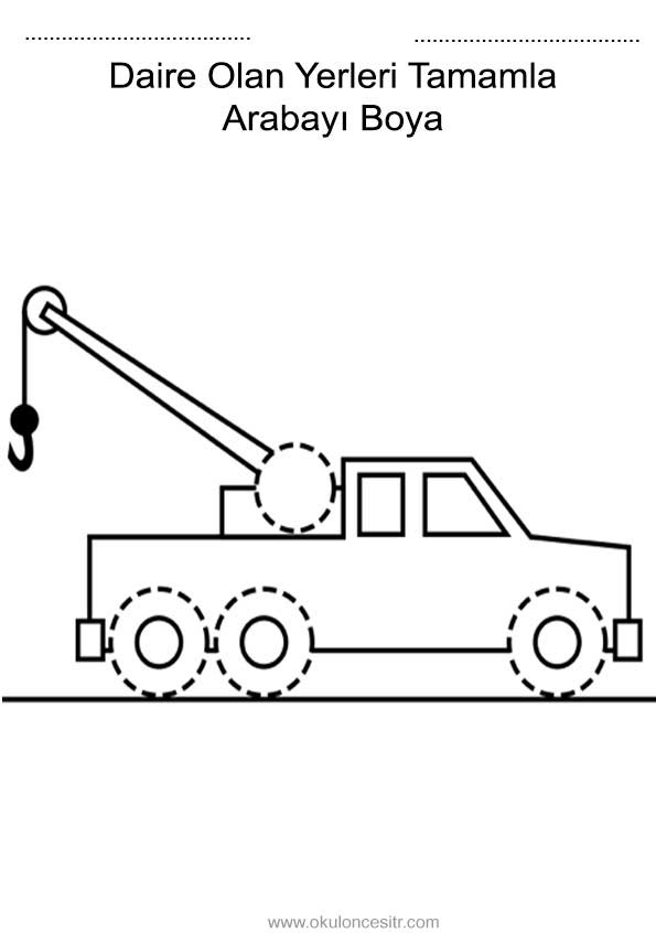 Daire Kavramı Çalışma Sayfası