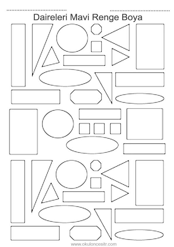 Daire Kavramı Çalışma Sayfası