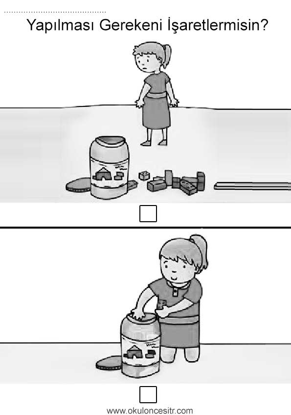 Doğru Yanlış Çalışma Sayfası