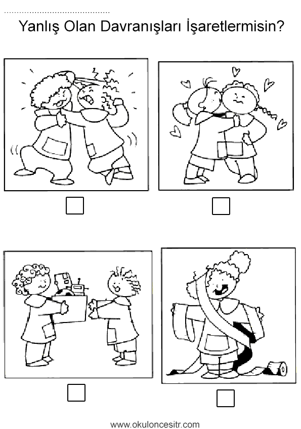 Doğru Yanlış Çalışma Sayfası