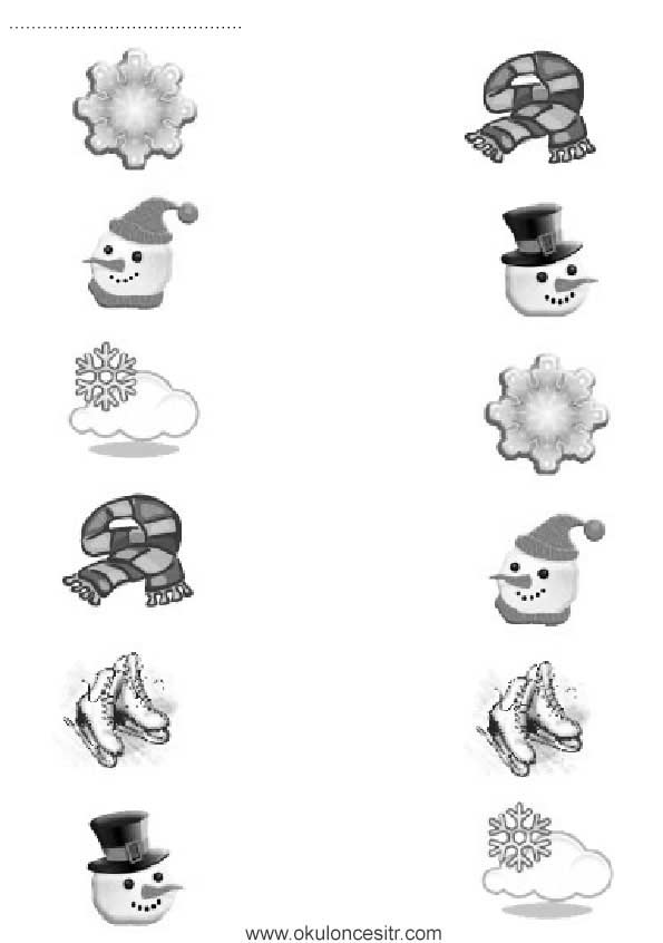 Eşleştirme Çalışma Kağıdı