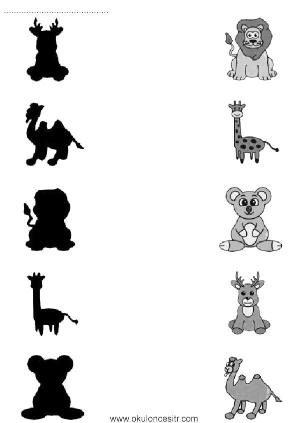 Gölge Eşleştirme Çalışma Sayfası