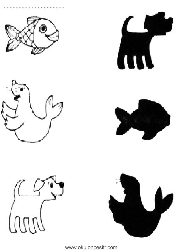 Gölge Eşleştirme Çalışma Sayfası