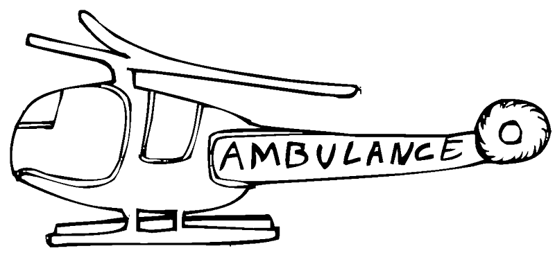 Helikopter Boyama Sayfası