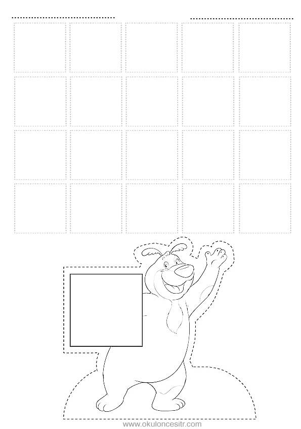 Kare Kavramı Çalışma Sayfası