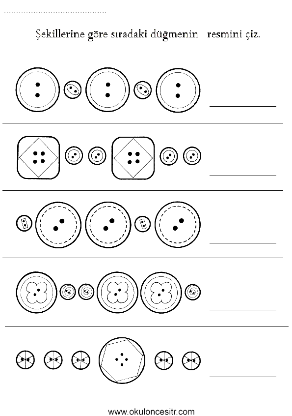 Örüntü Çalışma Sayfası