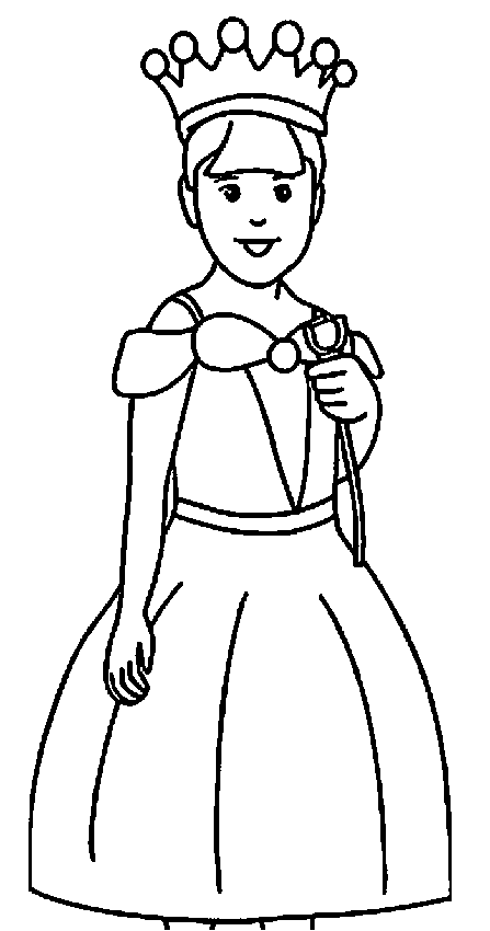 Prenses Boyama Sayfası