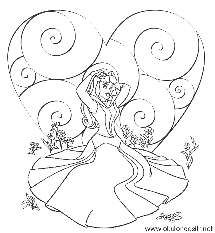 Prenses Boyama Sayfası
