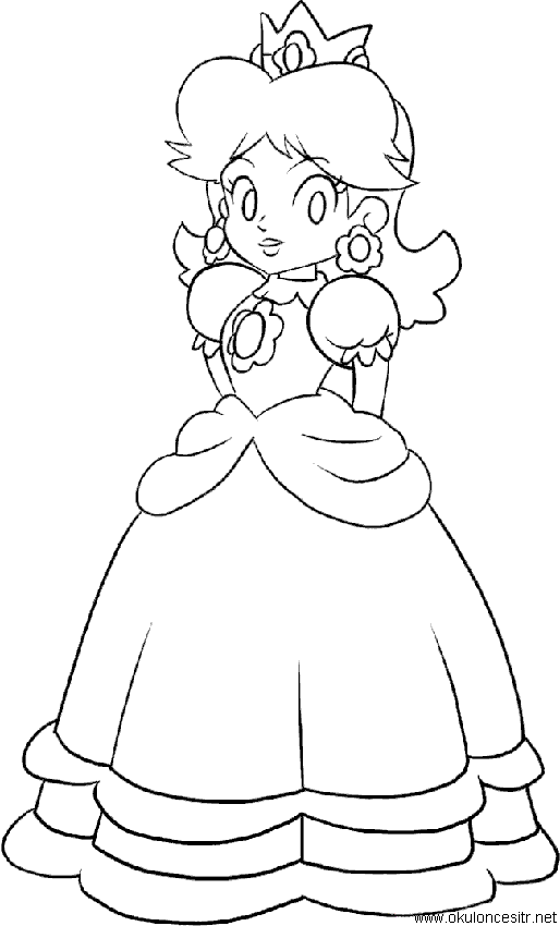 Prenses Boyama Sayfası