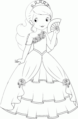 prensesboyamasayfasiprincesscoloringpage ()-15032254428g4kn