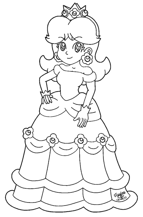 Prenses Boyama Sayfası