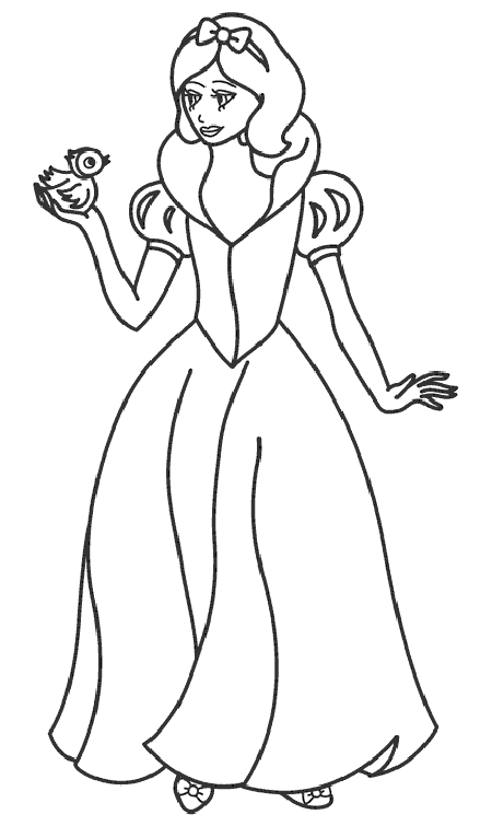 Prenses Boyama Sayfası