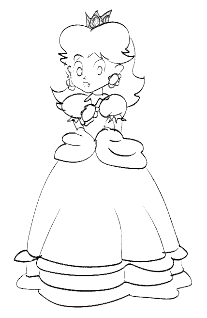 Prenses Boyama Sayfası