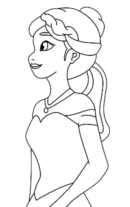 Prenses Boyama Sayfası