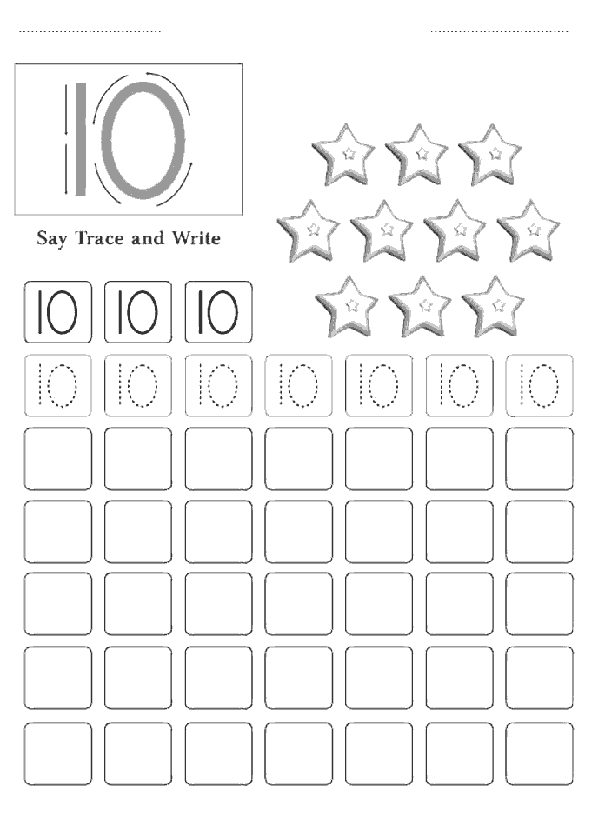 10 Sayısı Çalışma Sayfası