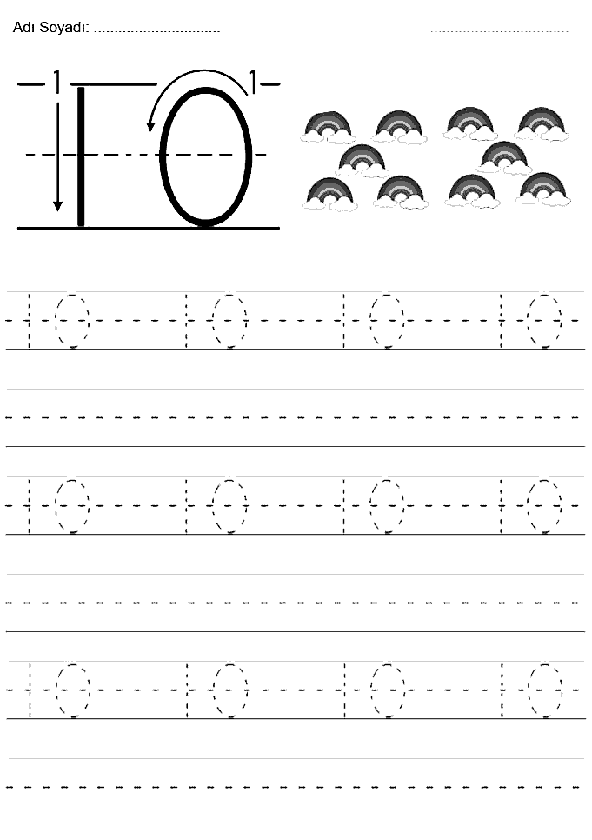 10 Sayısı Çalışma Sayfası