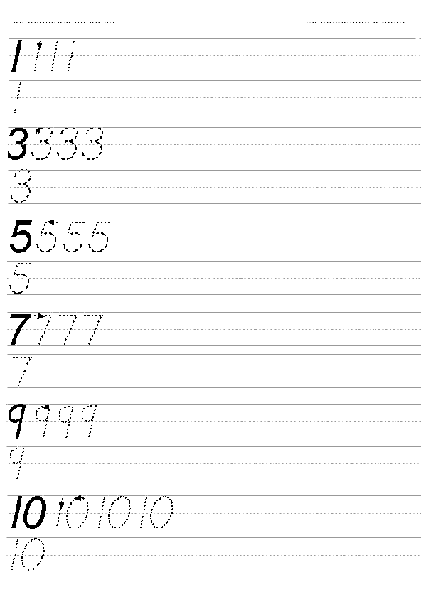 Sayı Rakam Çalışma Sayfası