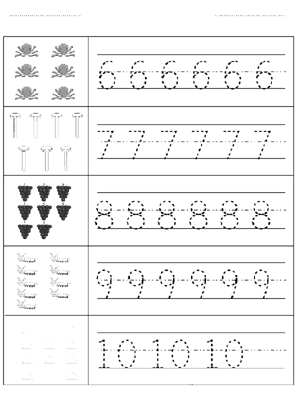 Sayı Rakam Çalışma Sayfası
