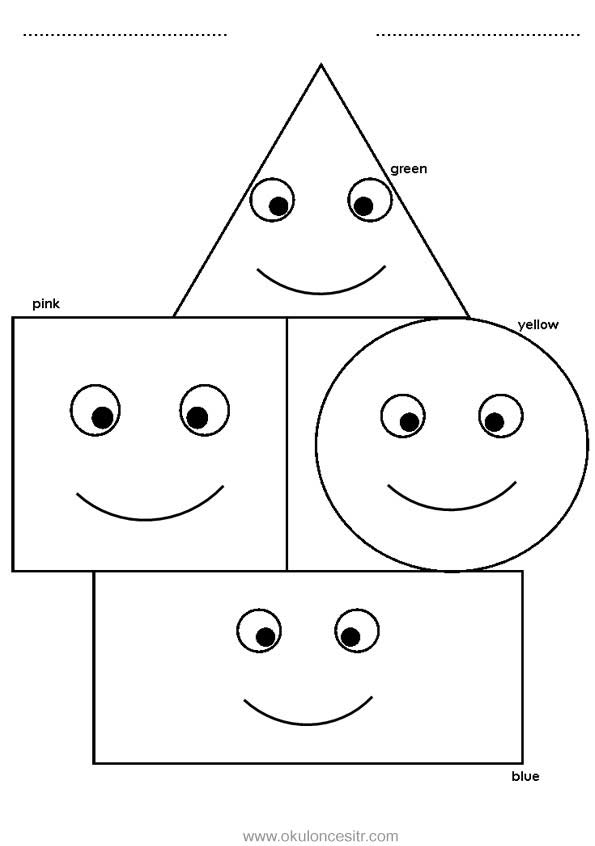 Şekil Kavramı Çalışma Sayfası