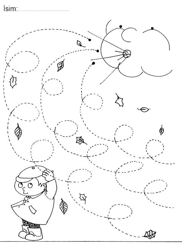 Yamuk Çizgi Çalışma Sayfası